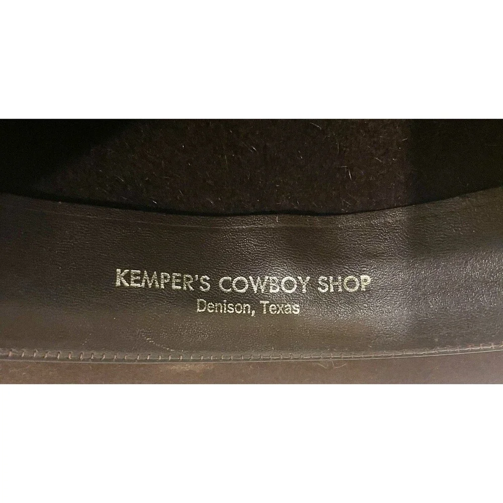 Vintage Resistol XXX Beaver Cowboy Hat Brown Western Self Conforming Long Oval